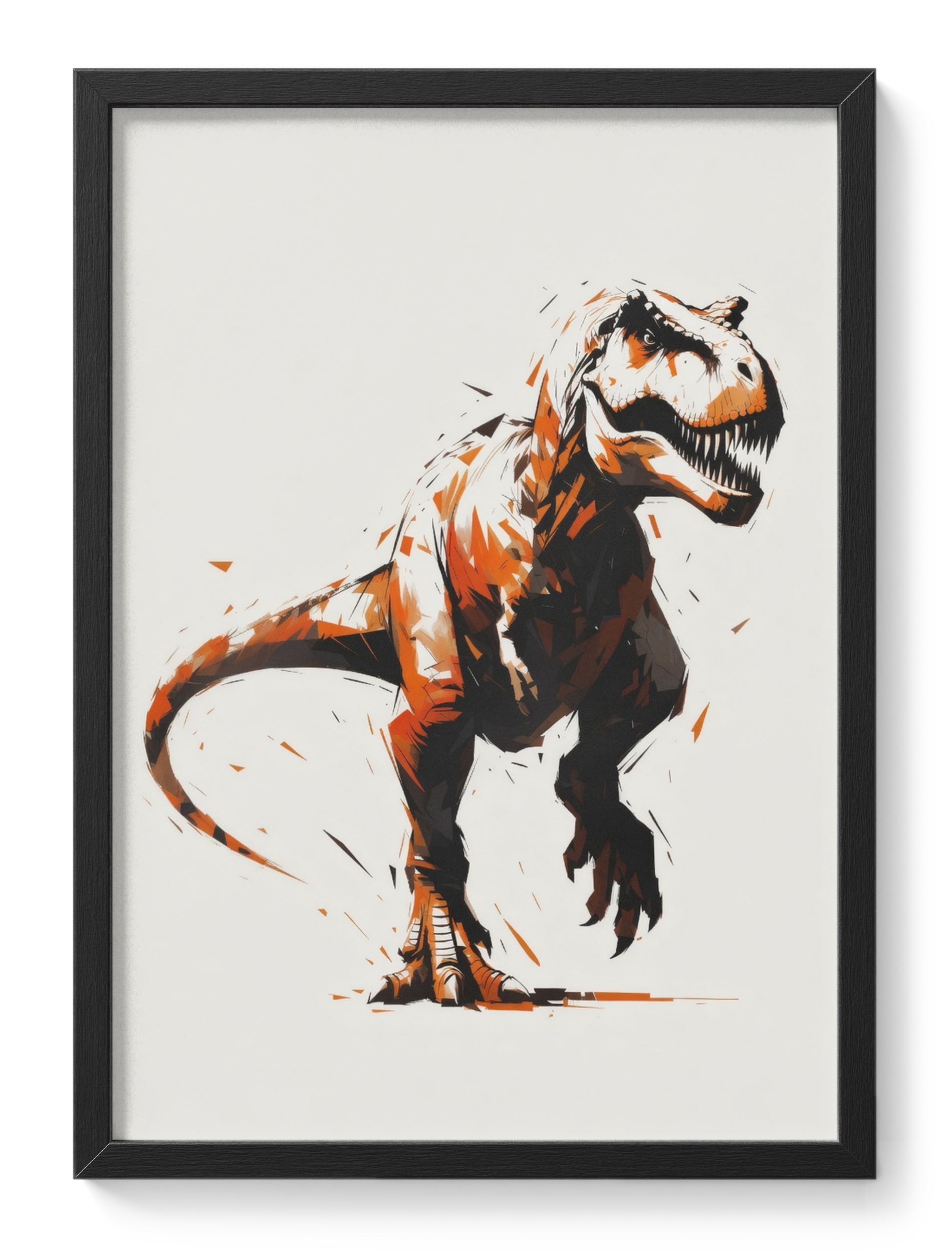 Tyrannosaurus Rex T Rex Dinosaur Prehistoric Abstract — main view