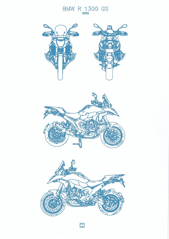BMW R 1300 GS Blueprint