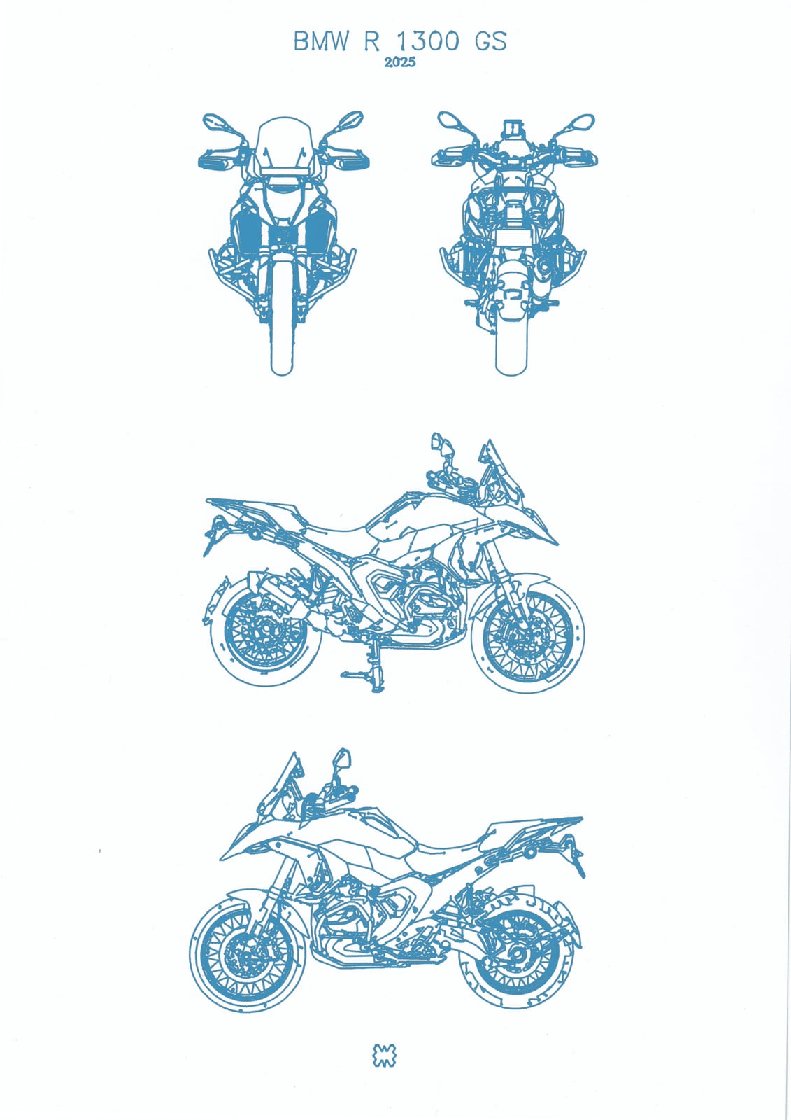 BMW R 1300 GS Blueprint